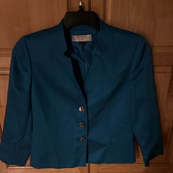 Tahari ASL business Women’s sets skirt blazer size 4, 4p 6 GORGEOUS - Picture 5 of 16